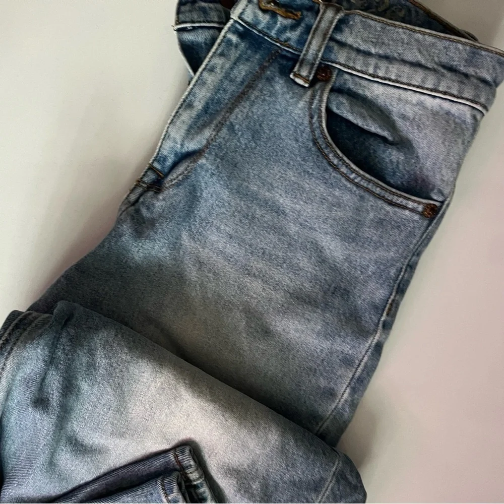 J. Crew • Raymer Wide Leg Light Wash Jeans